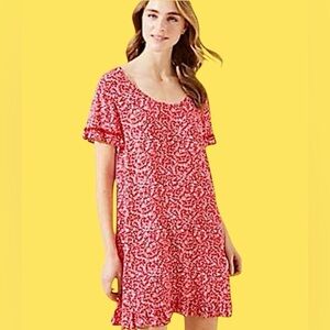 ❤️LOFT! BEACH! SUPER CUTE & FEMININE GAUZY STYLE DRESS OR COVER-UP!!